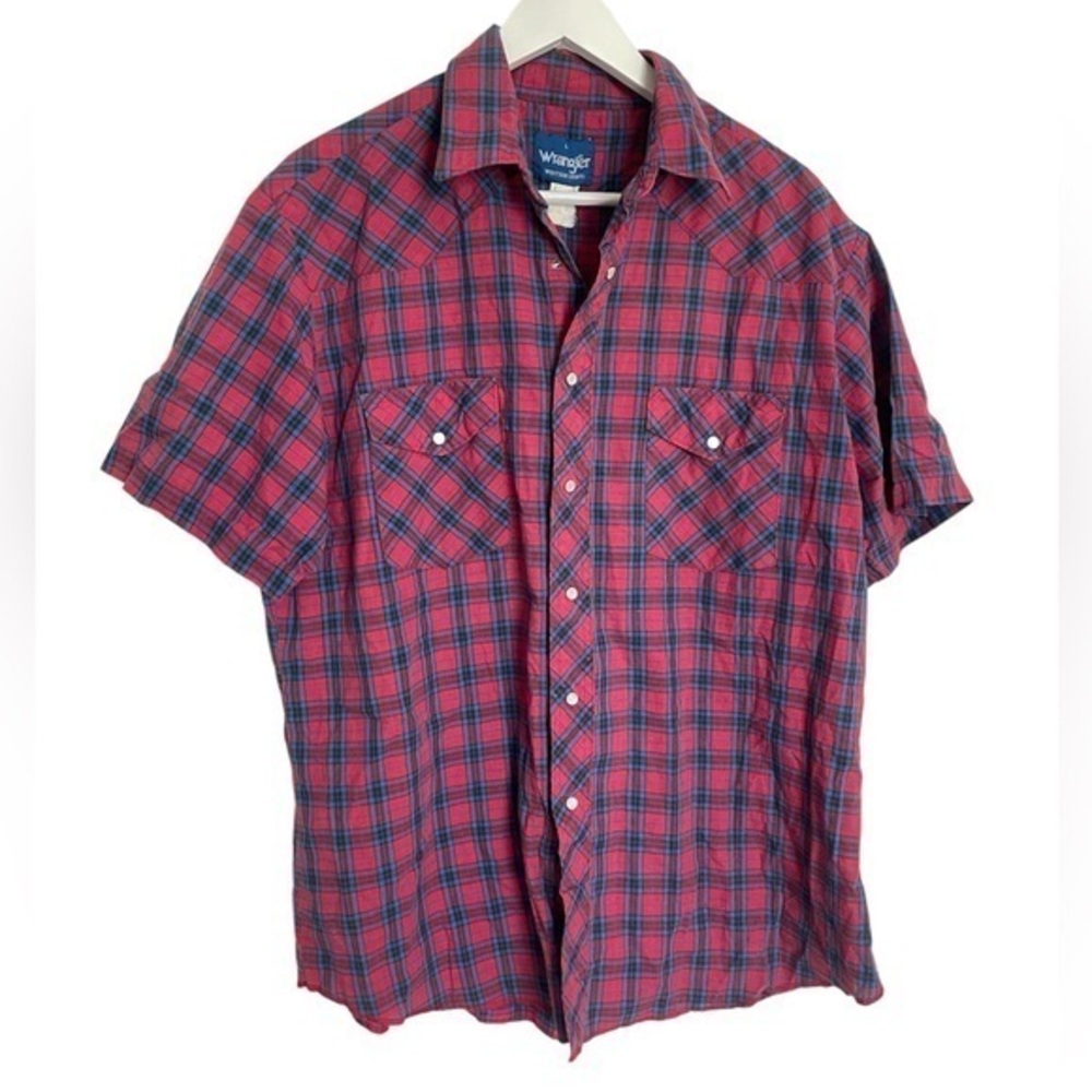 Wrangler Vintage Pearl Snap Button Down Shirt